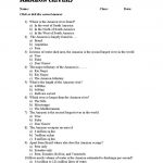 Bodies Of Water Questions And Answers Geography Printable Worksheets | River Worksheets Printables