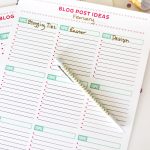 Brainstorm Blog Post Ideas With This Free Printable Worksheet | Blog | Blog Worksheet Printable