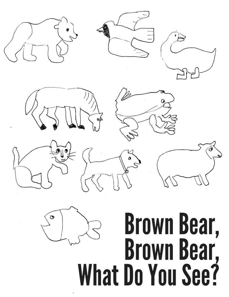 Brown Bear, Brown Bear Coloring Sheet | Activities | Coloring Sheets