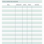 Budget Planner Planner Worksheet Monthly Bills Template Free | Free Printable Monthly Bills Worksheet