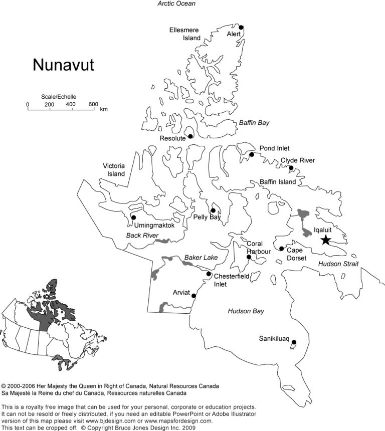 Canada And Provinces Printable, Blank Maps, Royalty Free, Canadian ...