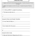Cause And Effect Worksheets | Free Printable Cause And Effect Worksheets For Third Grade