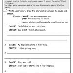 Cause And Effect Worksheets From The Teacher's Guide | Free Printable Cause And Effect Worksheets For Third Grade