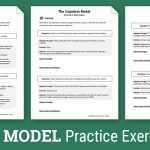 Cbt Practice Exercises (Worksheet) | Therapist Aid   Free Printable | Cbt Printable Worksheets