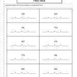 Ccss 2.nbt.3 Worksheets. Place Value Worksheets Read And Write | Free Printable Expanded Notation Worksheets