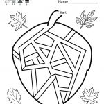 Childrens Printable Activities – With Printables Also Children's | Free Printable Fall Worksheets Kindergarten