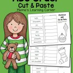 Christmas Abc Order Worksheets: Cut And Paste!   Mamas Learning Corner | Printable Abc Order Worksheets