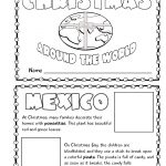 Christmas Around The World Mini Book Activity | My Future In | Christmas Around The World Worksheets Printables