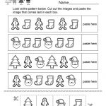 Christmas Cookies Worksheet   Free Kindergarten Holiday Worksheet | Christmas Worksheets Printables For Kindergarten