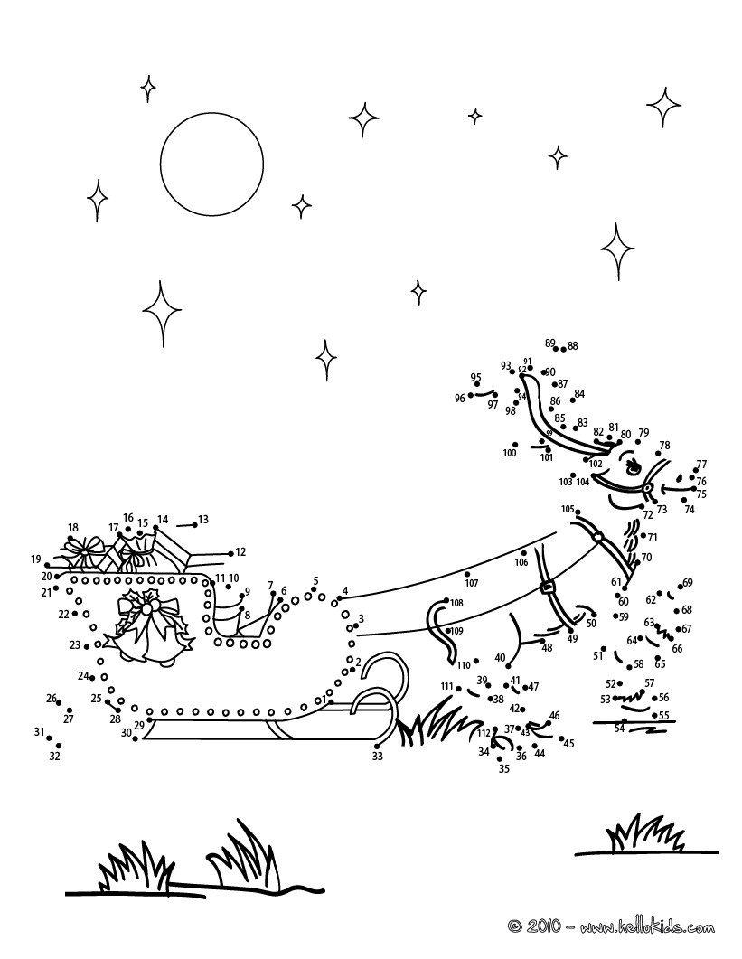 Christmas Dot To Dot - 24 Free Dot To Dot Printable Worksheets For | Free Christmas Connect The Dots Worksheets Printable