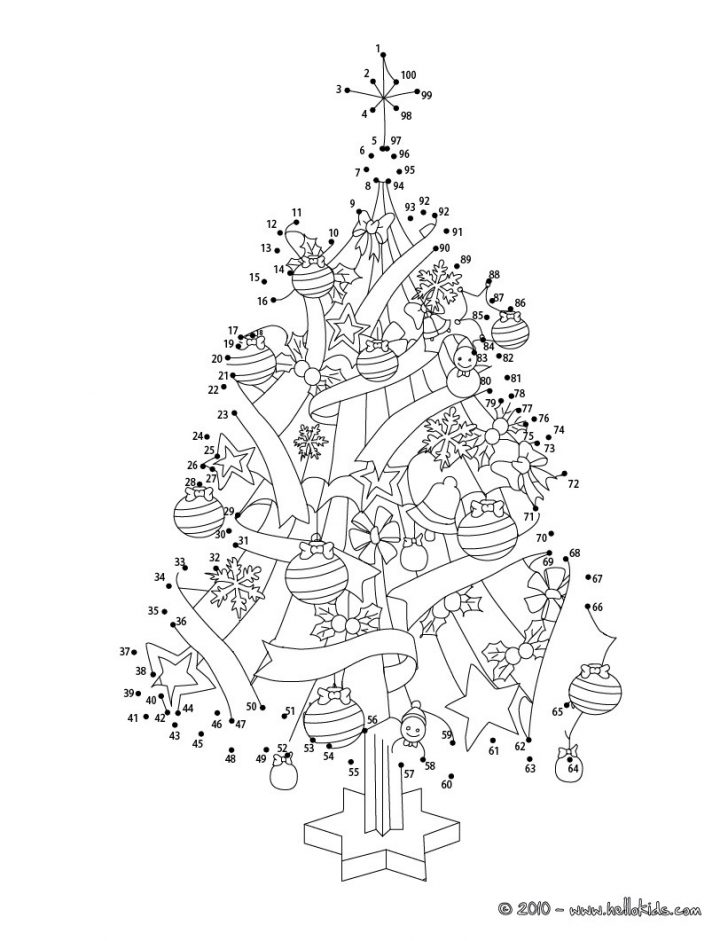 Christmas Dot To Dot - 24 Free Dot To Dot Printable Worksheets For Kids ...