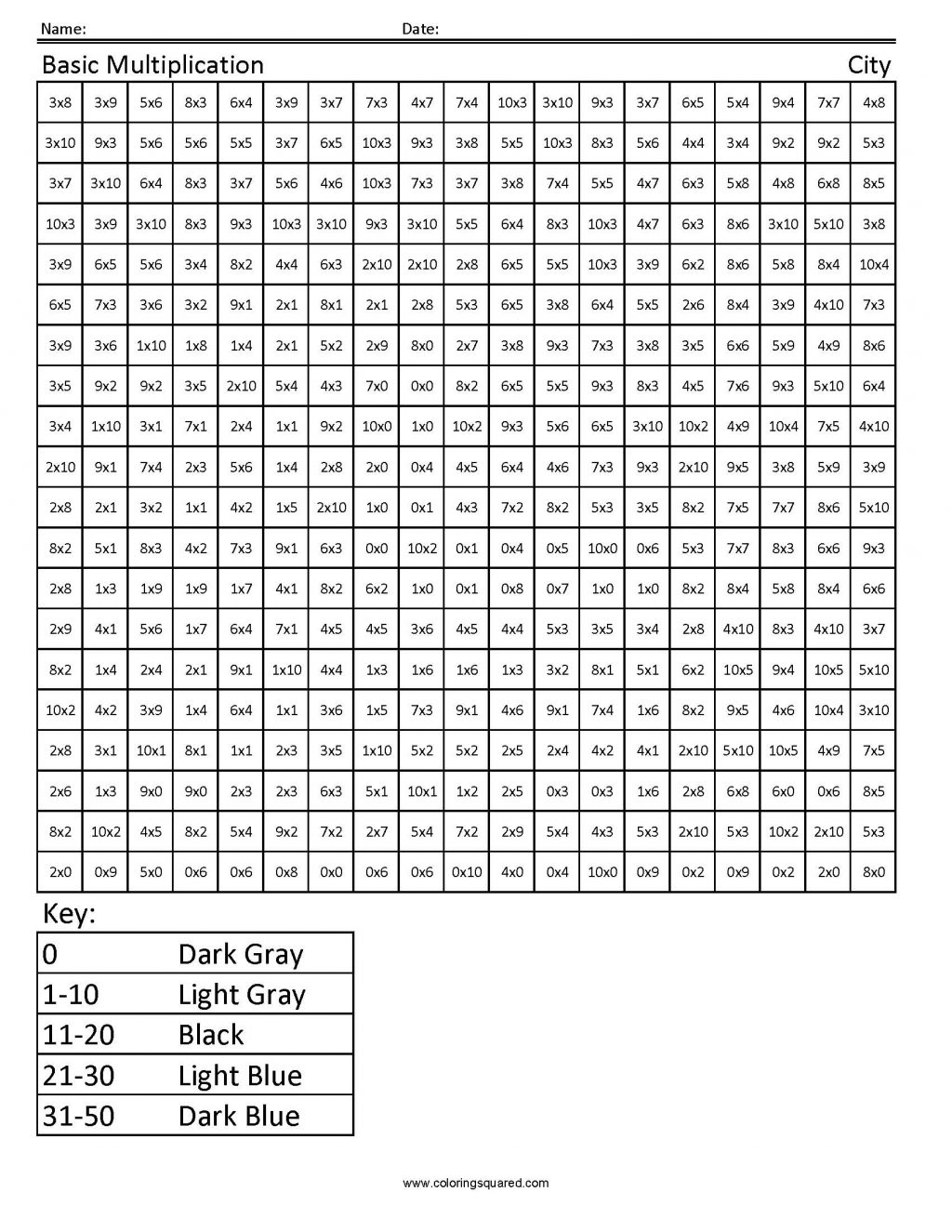 Christmas Math Mystery Pictures Multiplication | Free Printable Math Mystery Picture Worksheets