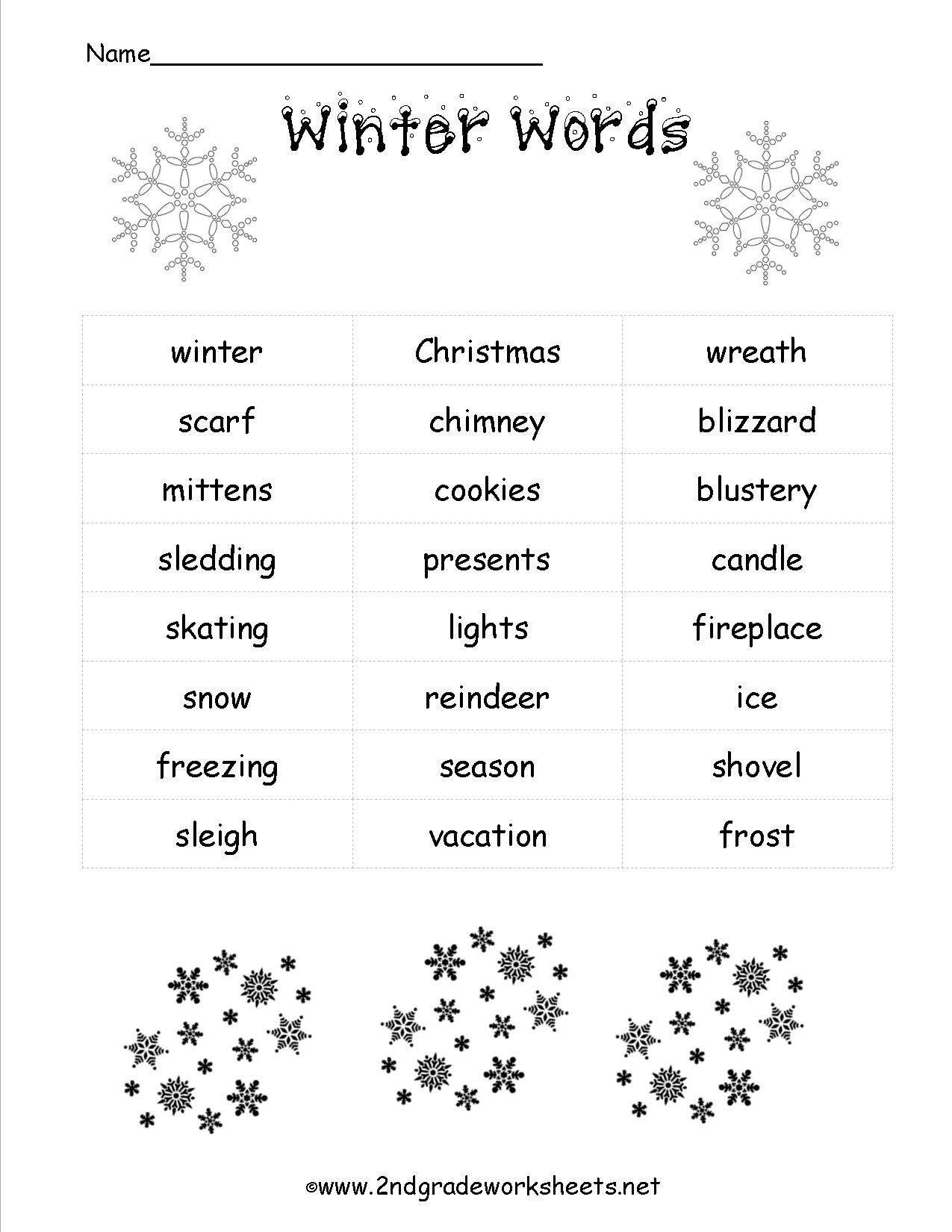 Christmas Worksheets And Printouts - Free Printable Christmas | Free Printable Christmas Worksheets For Third Grade