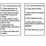 Church House Collection Blog: Ten Commandments Template | 10 Commandments Printable Worksheets