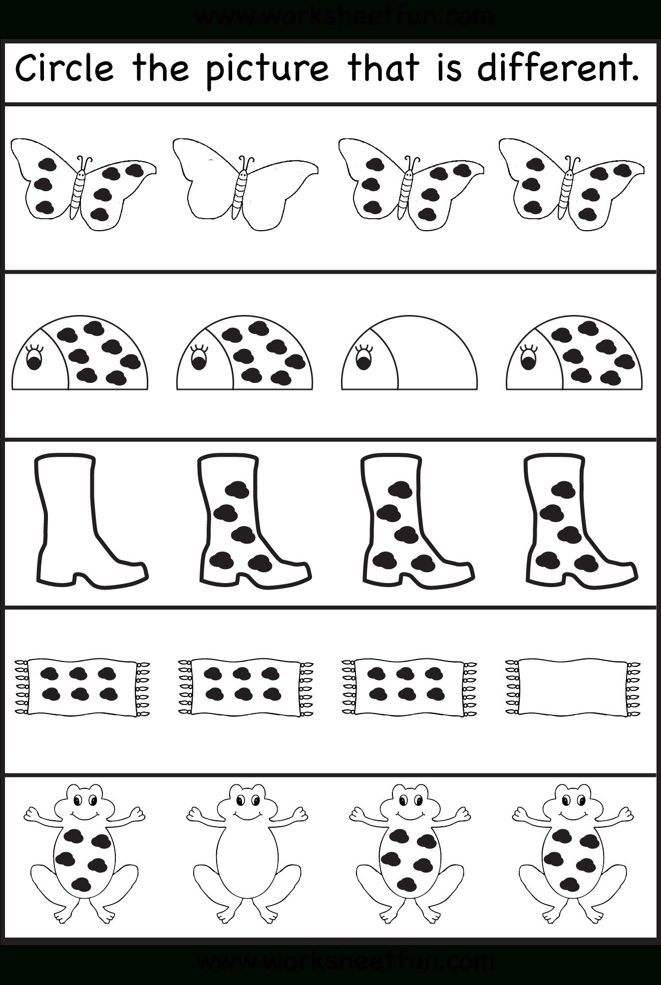 Printable 3 Year Old Worksheets