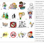 Classroom Rules Worksheet   Free Esl Printable Worksheets Made | Free Printable Classroom Rules Worksheets