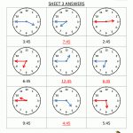 Clock Worksheet   Quarter Past And Quarter To | Printable Time Worksheets Grade 3