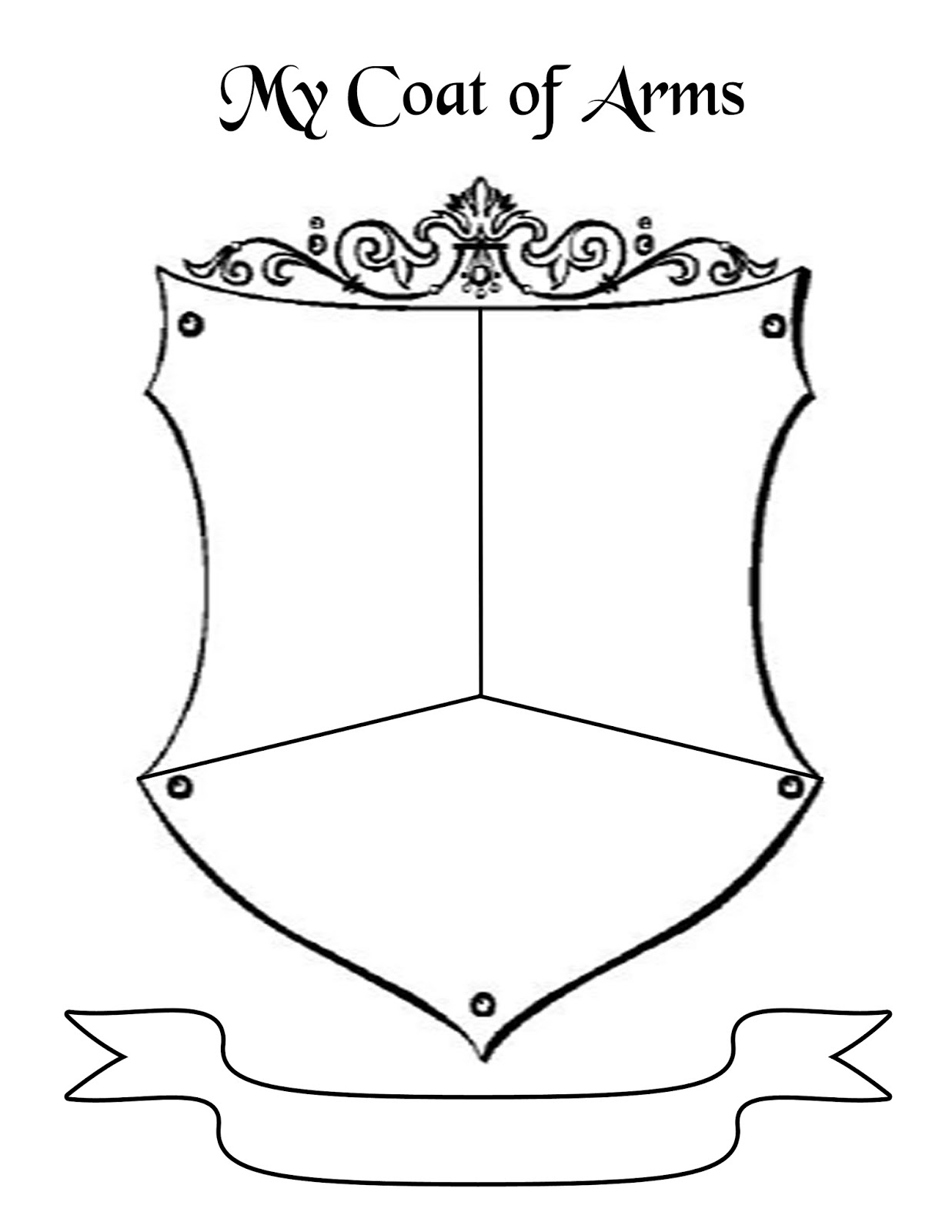 Coat Of Arms Template - Cliparts.co | Printable Coat Of Arms Worksheet