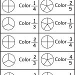 Color The Fraction   4 Worksheets | Printable Worksheets | 2Nd Grade | Free Printable First Grade Fraction Worksheets