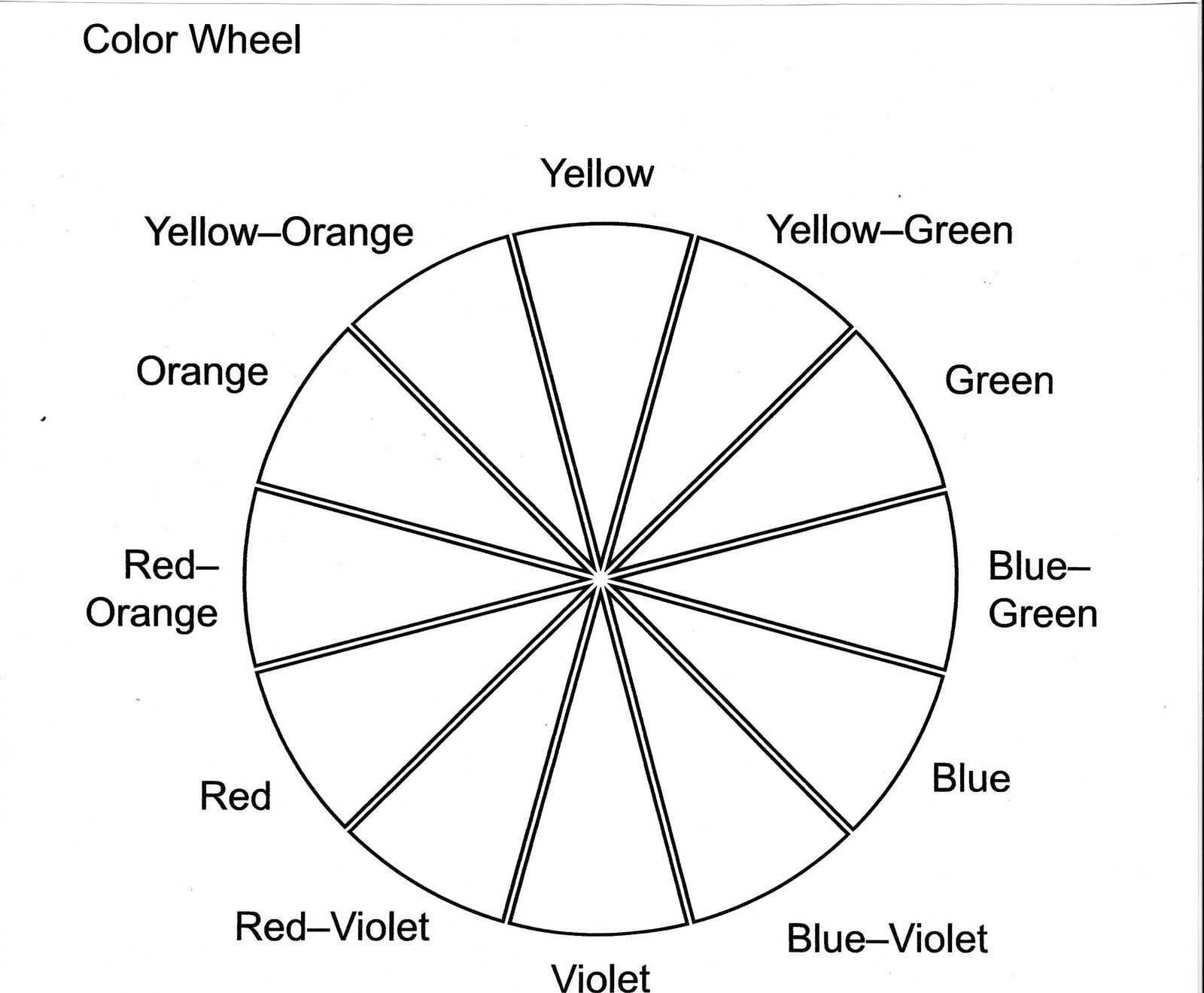 Color Wheel Worksheet Printable | Life Skills In 2019 | Color Wheel | Printable Color Wheel Worksheet