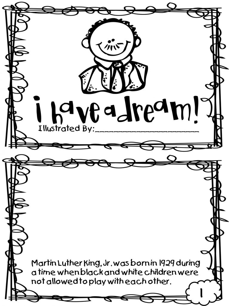 Coloring This Free Worksheet About Martin Luther King Day Covers