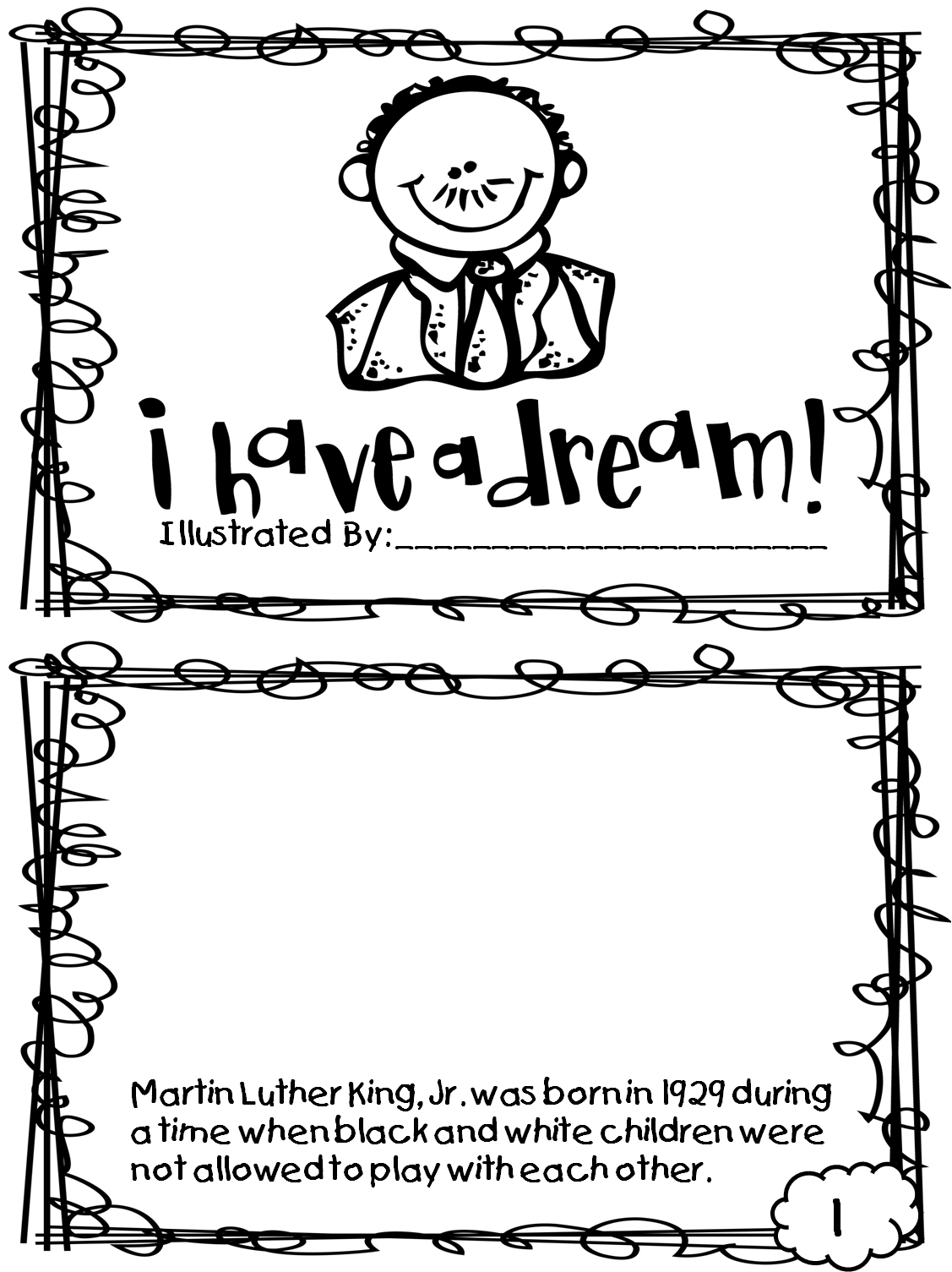 Coloring ~ This Free Worksheet About Martin Luther King Day Covers | Free Printable Martin Luther King Worksheets For Kindergarten