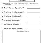 Common And Proper Nouns Worksheet | Common And Proper Nouns Printable Worksheets