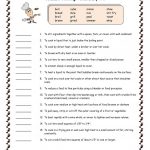 Common Cooking Vocabulary #2 Worksheet   Free Esl Printable | Free Printable Cooking Worksheets