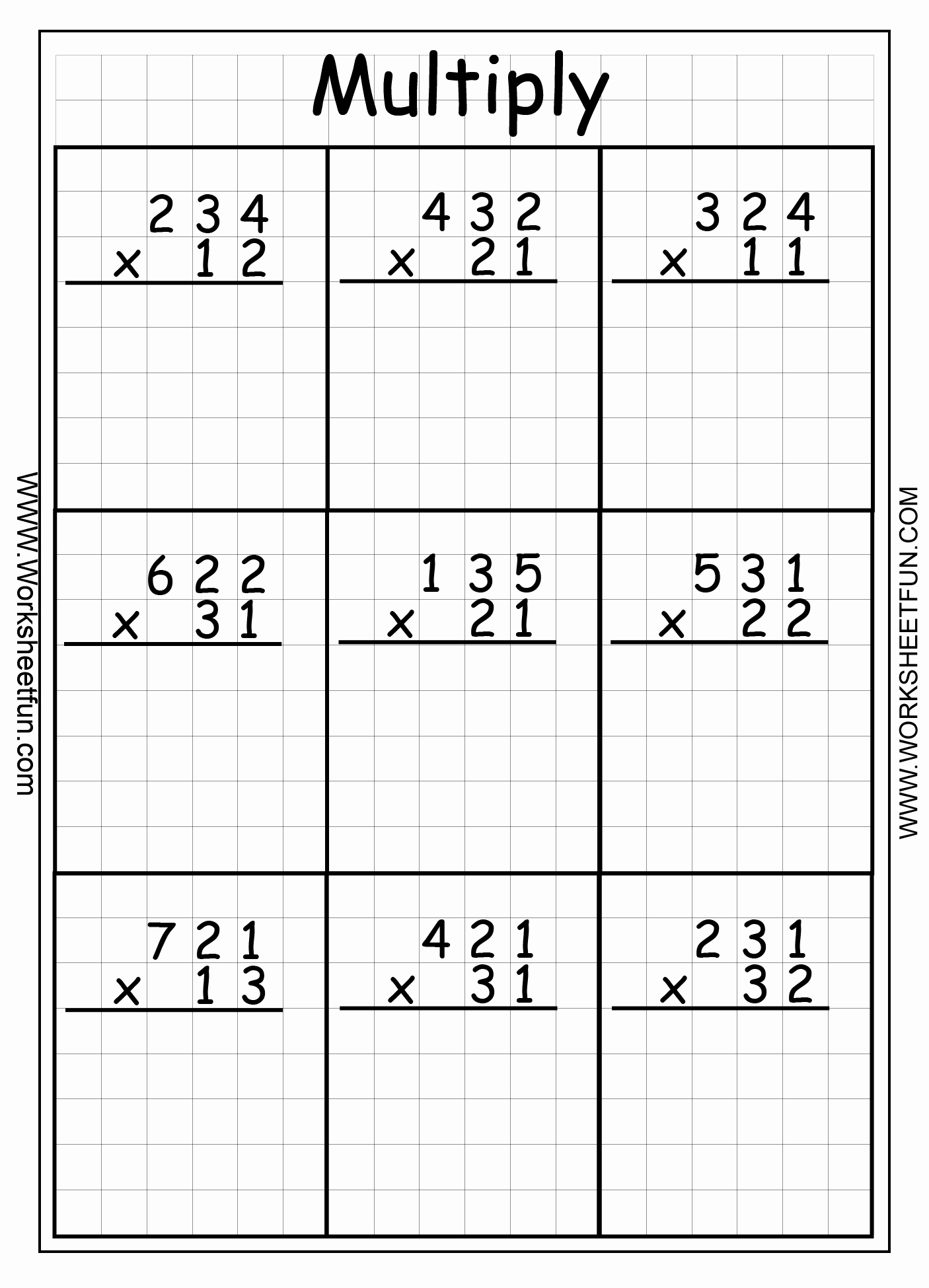 Common Core Elementary Math Examples - Adding And Subtracting | Free Printable Double Digit Multiplication Worksheets
