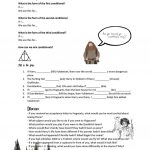 Conditionals (Second, Third, Mixed) With Harry Potter Worksheet | Harry Potter Printable Worksheets