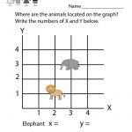 Coordinate Graph Worksheet   Free Kindergarten Math Worksheet For Kids | Free Printable Coordinate Graphing Worksheets
