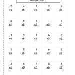 Copy Of Single Digit Multiplication Worksheets   Lessons   Tes Teach | Free Printable Double Digit Multiplication Worksheets