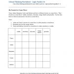 Critical Thinking Worksheet   Logic Puzzles 34.pdf   Logic Puzzles | Printable Perplexors Worksheets