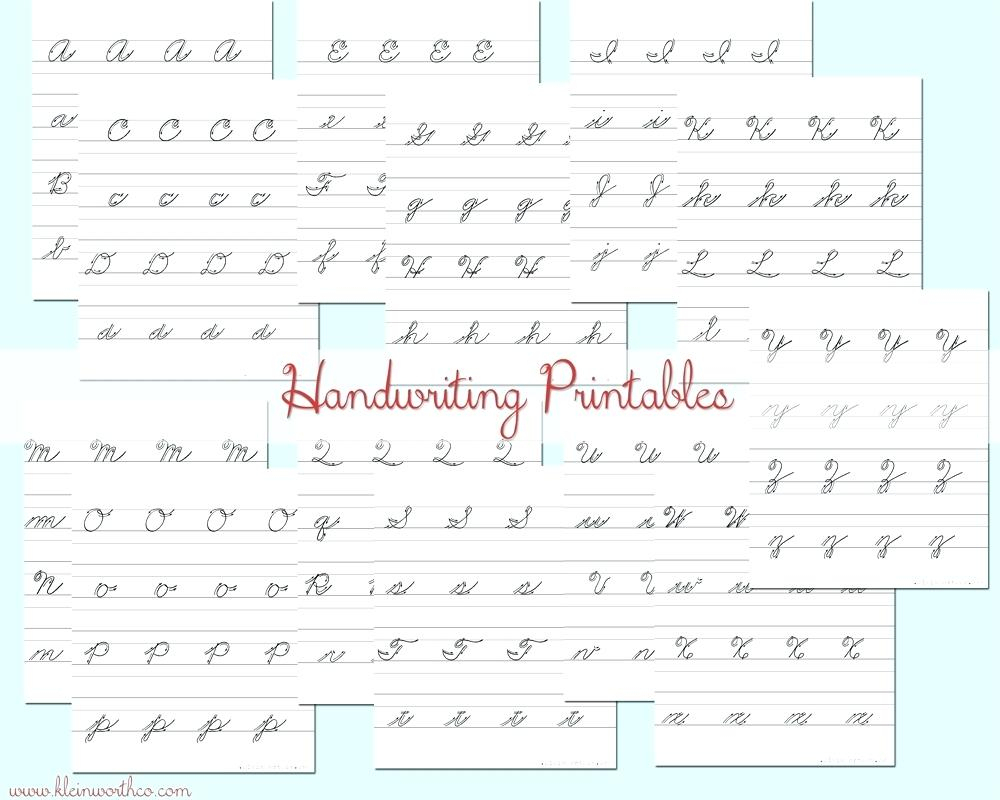 Cursive Writing Worksheets For Left Handed Letterion Pdf Surprising | Printable Handwriting Worksheets Pdf
