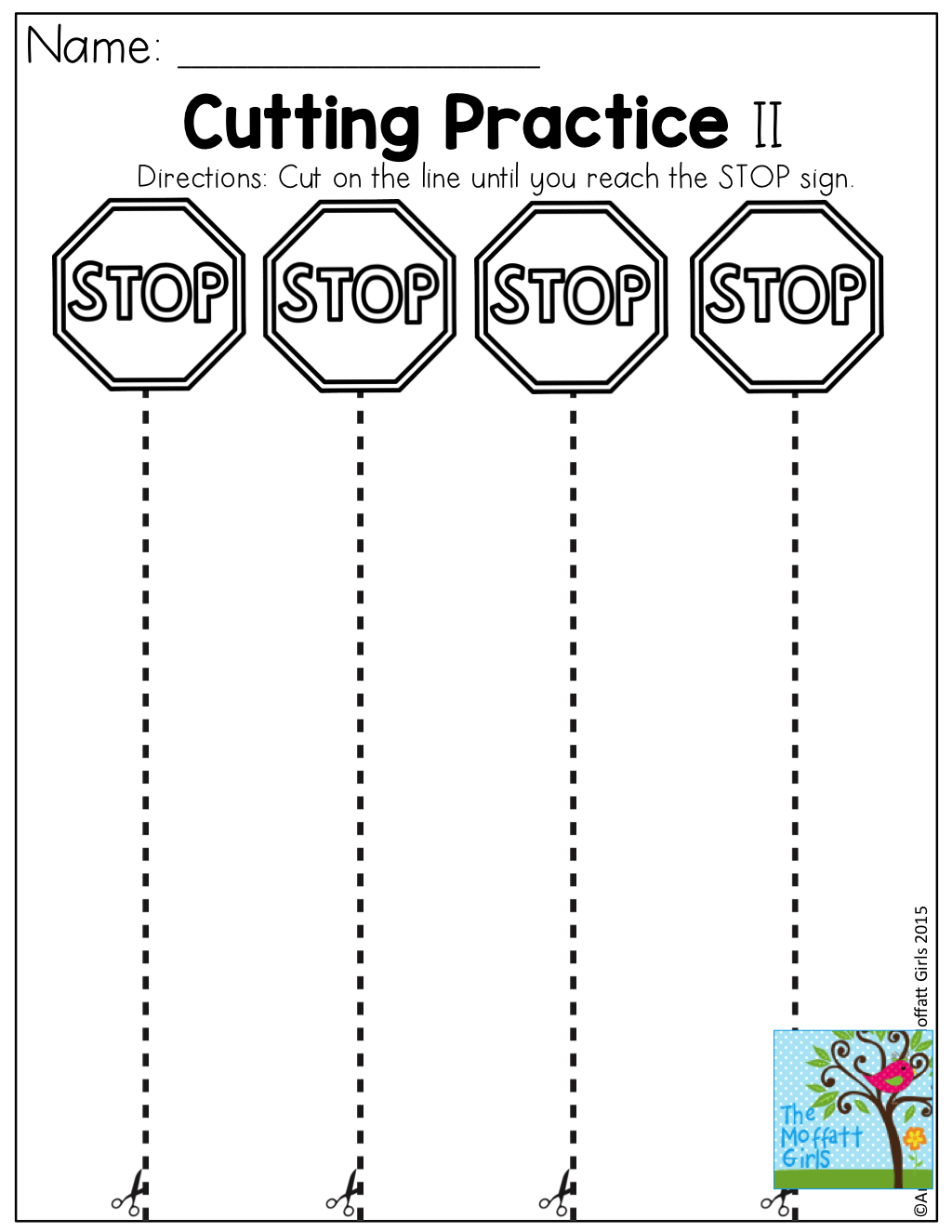 Free Printable Cutting Worksheets For Kindergarten Printable Worksheets