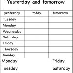 Days Of The Weekmy Jacey Needs This!! | Days Of The Week | Free Printable Kindergarten Days Of The Week Worksheets