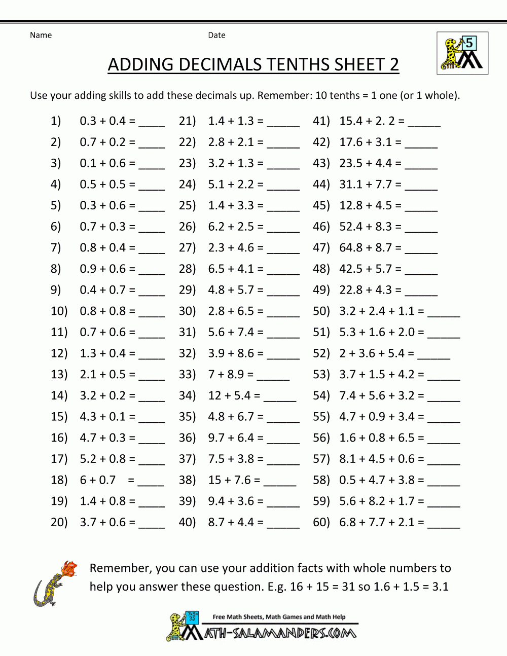 Printable Multiplication Sheets 5Th Grade Printable Math Worksheets 4Th 5Th Grade Printable
