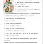Doing The Laundry With Video Worksheet   Free Esl Printable | Laundry Worksheets Printable