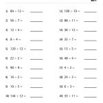 Download Our Division Drills Worksheet For Lots Of Practice… | Ras | Division Drill Worksheets Printable