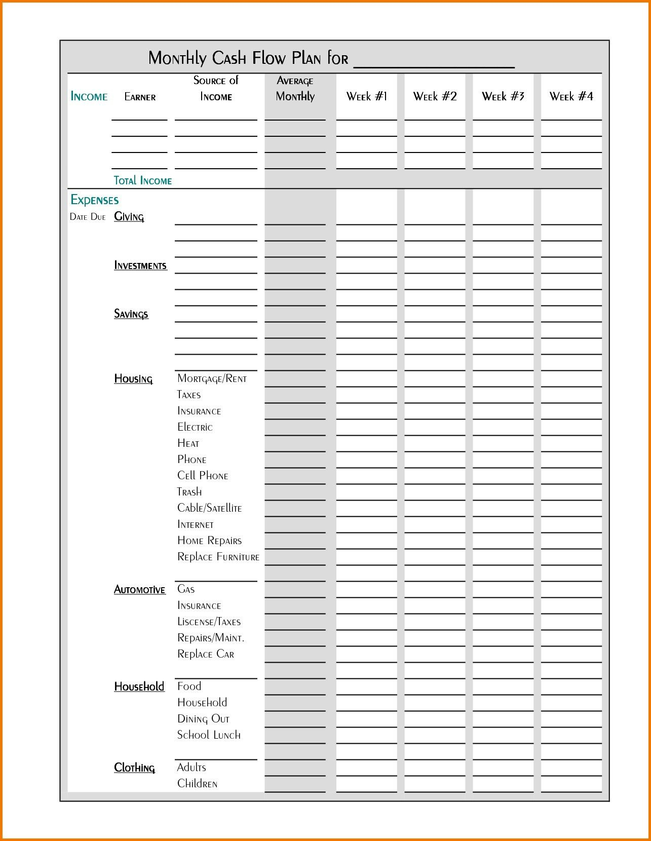 Download Valid Monthly Business Expense Template Can Save At Valid | Budget Helper Worksheet Printable