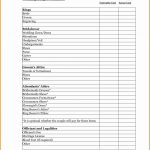 Downloadable Wedding Budget Spreadsheet Printable Fresh Bud | Wedding Budget Worksheet Printable