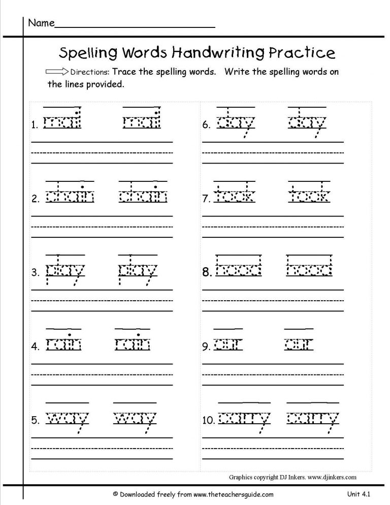 Free Printable Language Worksheets - Printable Worksheets