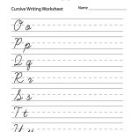 Easy Cursive Writing Worksheet Printable | Handwriting | Pinterest | Free Printable Cursive Writing Sentences Worksheets