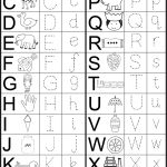 English Alphabet Worksheet For Kindergarten | Preschool | Printable Alphabet Worksheets