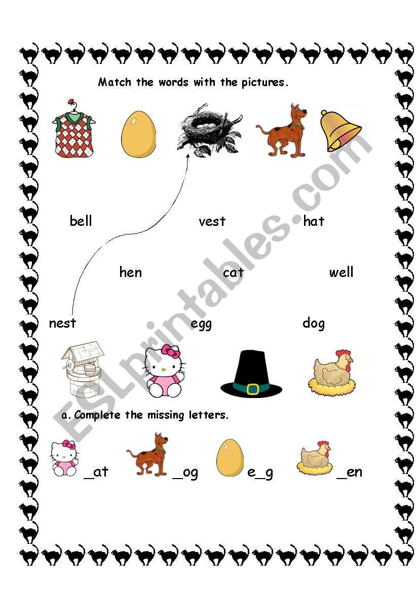 English Worksheets: 1St Grade Vocabulary Sheet | 1St Grade Vocabulary Worksheets Printable