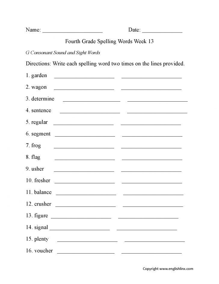 English Worksheets | Spelling Worksheets - Free Printable Spelling ...