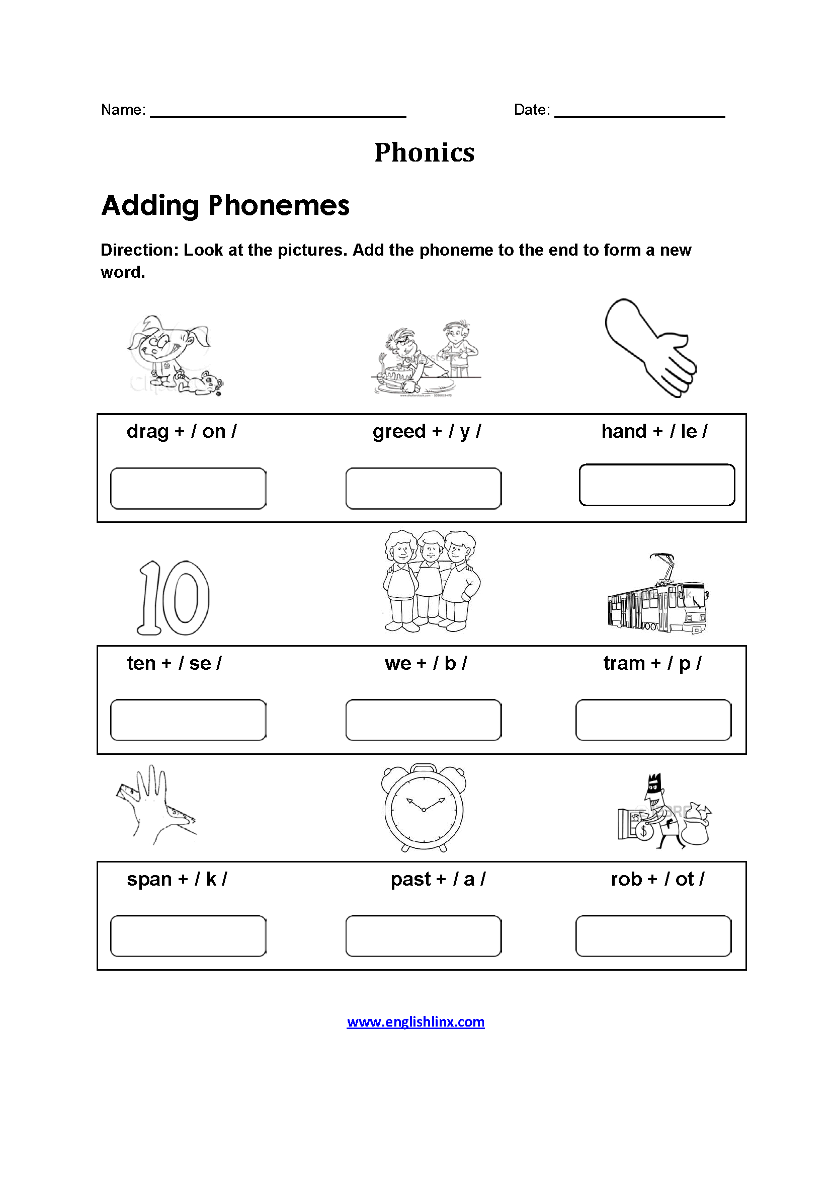 Phonics Worksheets For Adults Printable | Printable Worksheets