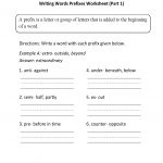 Englishlinx | Prefixes Worksheets | 4Th Grade Printable Worksheets Language Arts