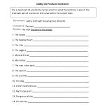 Englishlinx | Subject And Predicate Worksheets   Free Printable | Free Printable Grammar Worksheets For Highschool Students
