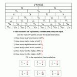 Equivalent Fractions Worksheet | Free Printable Fraction Worksheets For Kindergarten